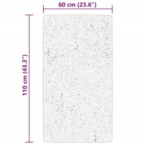  HUARTE bézs rövid szálú puha és mosható szőnyeg 60 x 110 cm