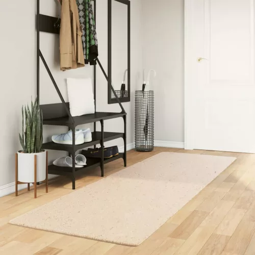  HUARTE bézs rövid szálú puha és mosható szőnyeg 80 x 250 cm