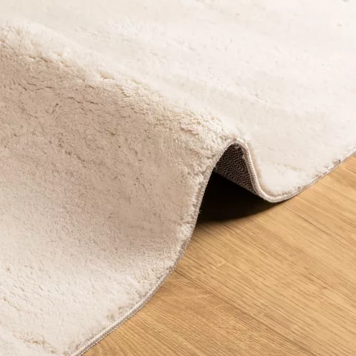  HUARTE bézs rövid szálú puha és mosható szőnyeg 80 x 250 cm