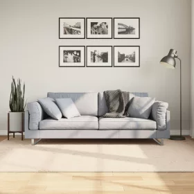    HUARTE bézs rövid szálú puha és mosható szőnyeg 160 x 230 cm