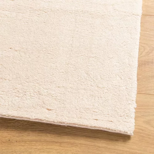  HUARTE bézs rövid szálú puha és mosható szőnyeg 200 x 200 cm
