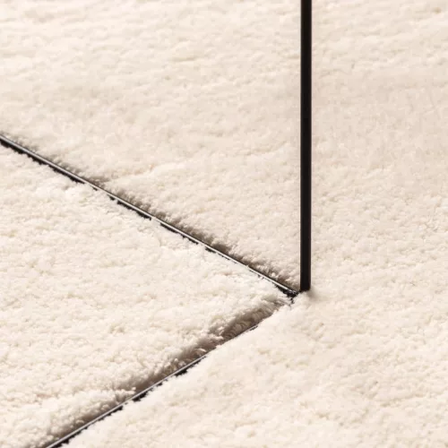  HUARTE bézs rövid szálú puha és mosható szőnyeg 200 x 200 cm