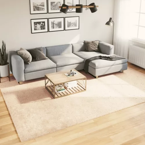  HUARTE bézs rövid szálú puha és mosható szőnyeg 240 x 340 cm