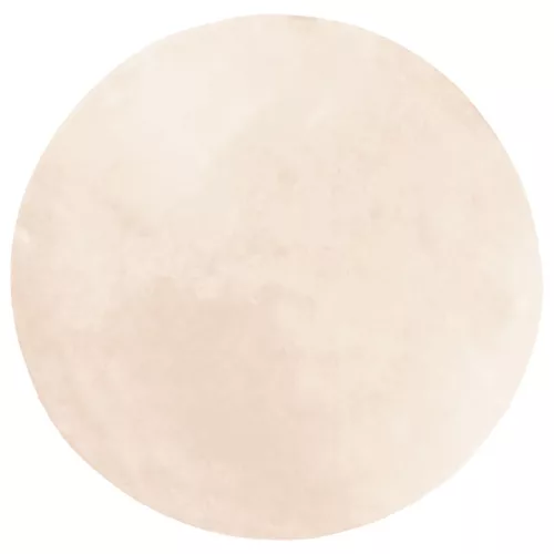  HUARTE bézs rövid szálú puha és mosható szőnyeg Ø 100 cm