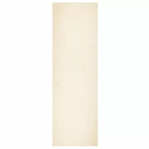  HUARTE krémszínű rövid szálú puha és mosható szőnyeg 80x250 cm