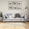  HUARTE krémszínű rövid szálú puha és mosható szőnyeg 120x120 cm