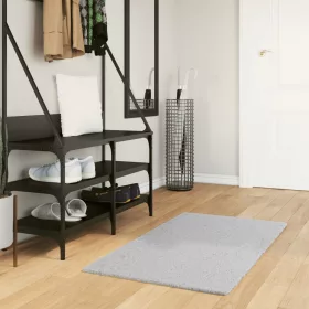    HUARTE szürke rövid szálú puha és mosható szőnyeg 60 x 110 cm