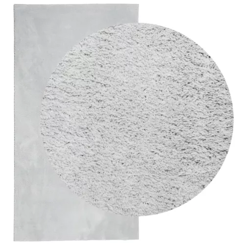  HUARTE szürke rövid szálú puha és mosható szőnyeg 60 x 110 cm