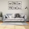  HUARTE szürke rövid szálú puha és mosható szőnyeg 80 x 150 cm
