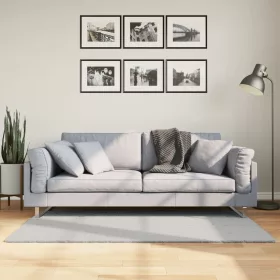    HUARTE szürke rövid szálú puha és mosható szőnyeg 80 x 150 cm