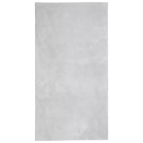  HUARTE szürke rövid szálú puha és mosható szőnyeg 80 x 150 cm