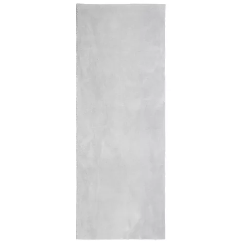  HUARTE szürke rövid szálú puha és mosható szőnyeg 80 x 200 cm