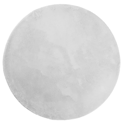  HUARTE szürke rövid szálú puha és mosható szőnyeg Ø 80 cm