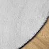  HUARTE szürke rövid szálú puha és mosható szőnyeg Ø 80 cm