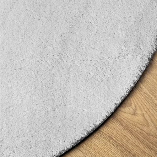  HUARTE szürke rövid szálú puha és mosható szőnyeg Ø 160 cm
