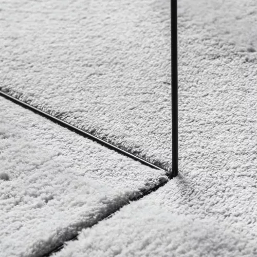  HUARTE szürke rövid szálú puha és mosható szőnyeg Ø 160 cm