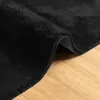  HUARTE fekete rövid szálú puha és mosható szőnyeg 140 x 200 cm