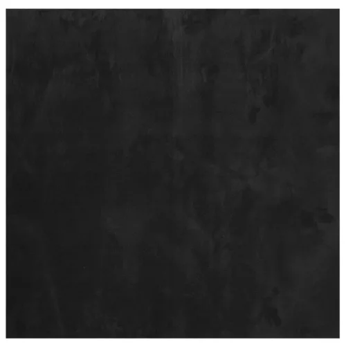  HUARTE fekete rövid szálú puha és mosható szőnyeg 160 x 160 cm