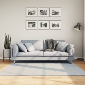    HUARTE kék rövid szálú puha és mosható szőnyeg 160 x 160 cm