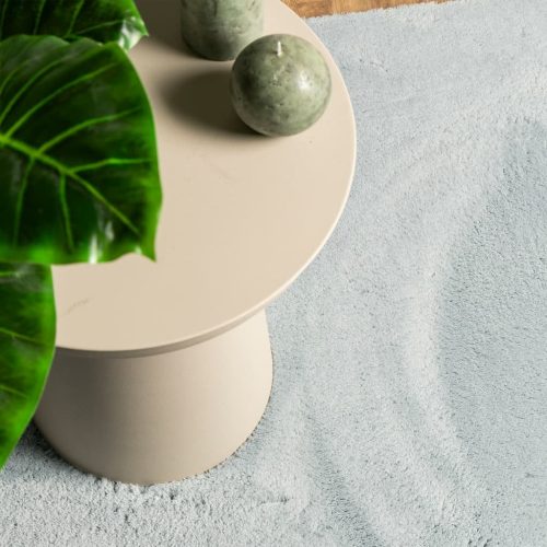  HUARTE kék rövid szálú puha és mosható szőnyeg 160 x 160 cm