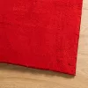  HUARTE piros rövid szálú puha és mosható szőnyeg 140 x 200 cm