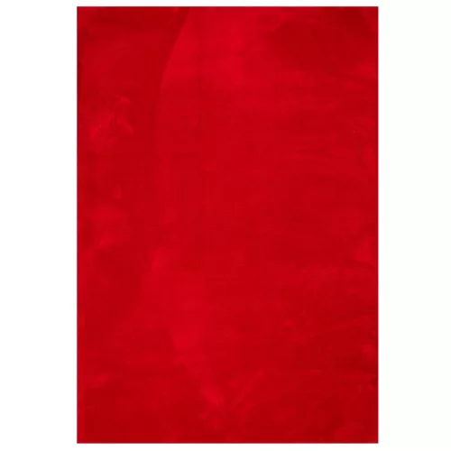  HUARTE piros rövid szálú puha és mosható szőnyeg 160 x 230 cm