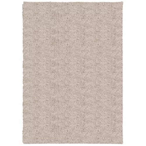  PAMPLONA bézs magas szálú bolyhos modern szőnyeg 160 x 230 cm