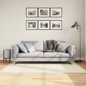    PAMPLONA krémszínű magas szálú bolyhos modern szőnyeg 120x170cm