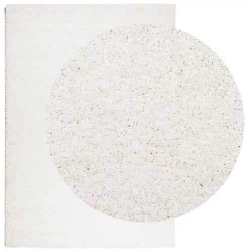  PAMPLONA krémszínű magas szálú bolyhos modern szőnyeg 160x230cm