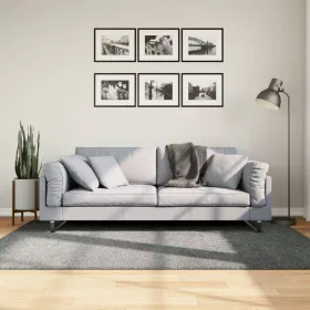    PAMPLONA zöld magas szálú bolyhos modern szőnyeg 140 x 200 cm