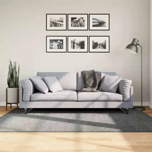  PAMPLONA zöld magas szálú bolyhos modern szőnyeg 140 x 200 cm