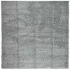  PAMPLONA zöld magas szálú bolyhos modern szőnyeg 160 x 160 cm