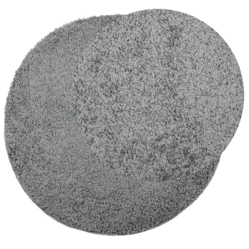  PAMPLONA zöld magas szálú bolyhos modern szőnyeg Ø 80 cm