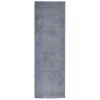  PAMPLONA kék magas szálú bolyhos modern szőnyeg 80 x 250 cm