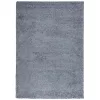  PAMPLONA kék magas szálú bolyhos modern szőnyeg 140 x 200 cm