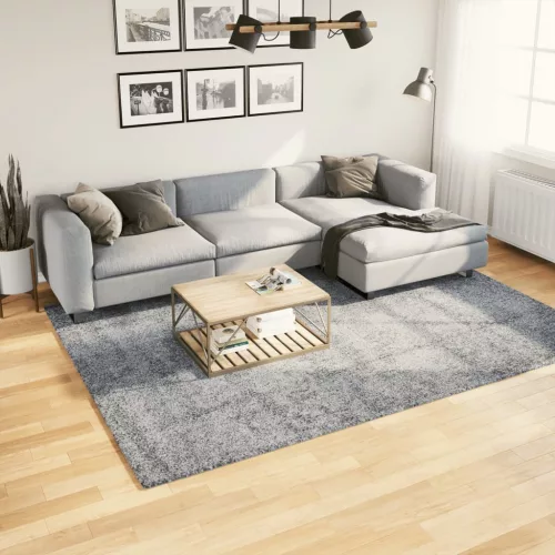  PAMPLONA kék magas szálú bolyhos modern szőnyeg 200 x 280 cm
