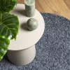  PAMPLONA kék magas szálú bolyhos modern szőnyeg Ø 200 cm