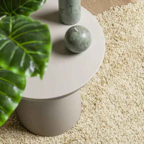  PAMPLONA arany magas szálú bolyhos modern szőnyeg 80 x 200 cm