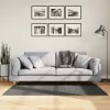  IZA antracit rövid szálú skandináv stílusú szőnyeg 80x150 cm
