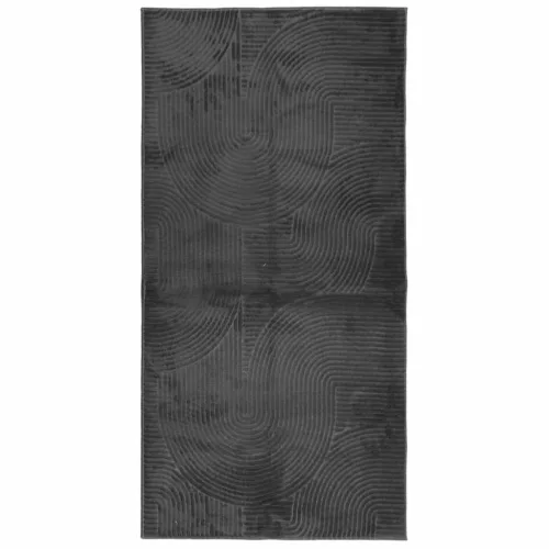  IZA antracit rövid szálú skandináv stílusú szőnyeg 100 x 200 cm