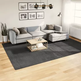    IZA antracit rövid szálú skandináv stílusú szőnyeg 240 x 340 cm