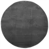  IZA antracit rövid szálú skandináv stílusú szőnyeg Ø 100 cm