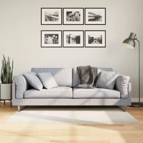    IZA krémszínű rövid szálú skandináv stílusú szőnyeg 80x150 cm