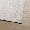  IZA krémszínű rövid szálú skandináv stílusú szőnyeg 100x200 cm