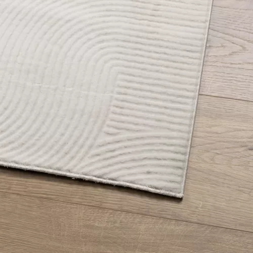  IZA krémszínű rövid szálú skandináv stílusú szőnyeg 100x200 cm