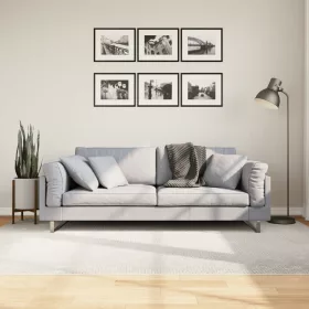    IZA krémszínű rövid szálú skandináv stílusú szőnyeg 160x230 cm