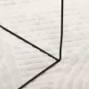  IZA krémszínű rövid szálú skandináv stílusú szőnyeg Ø 80 cm