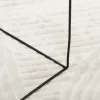  IZA krémszínű rövid szálú skandináv stílusú szőnyeg Ø 120 cm