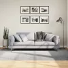  IZA szürke rövid szálú skandináv stílusú szőnyeg 160 x 230 cm