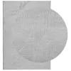  IZA szürke rövid szálú skandináv stílusú szőnyeg 160 x 230 cm